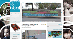 Desktop Screenshot of fundacionabril.org
