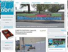 Tablet Screenshot of fundacionabril.org